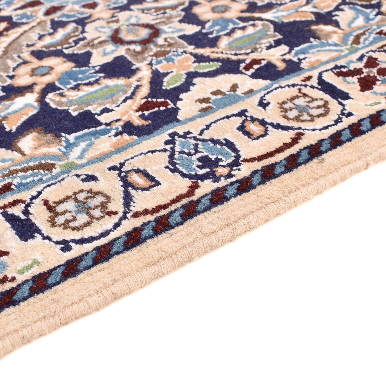 Tappeto corsia Tappeto Persero - Nain - Reale - 194 x 59 cm - blu