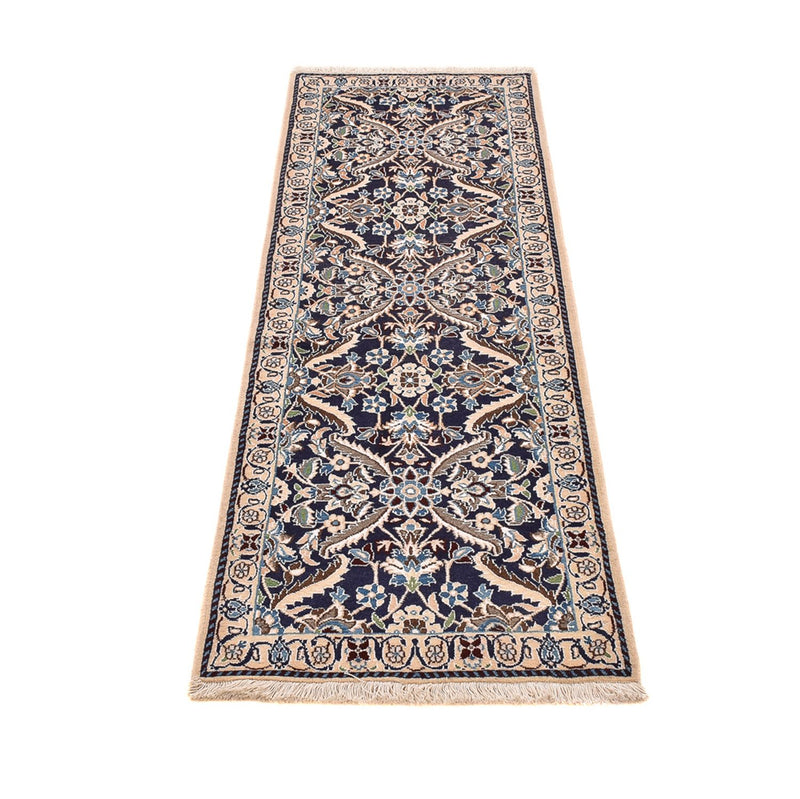 Tappeto corsia Tappeto Persero - Nain - Reale - 194 x 59 cm - blu