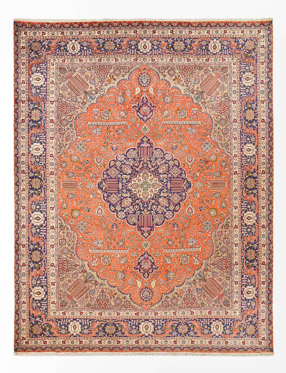 Tappeto Persero - Tabriz - Reale - 397 x 300 cm - arancione