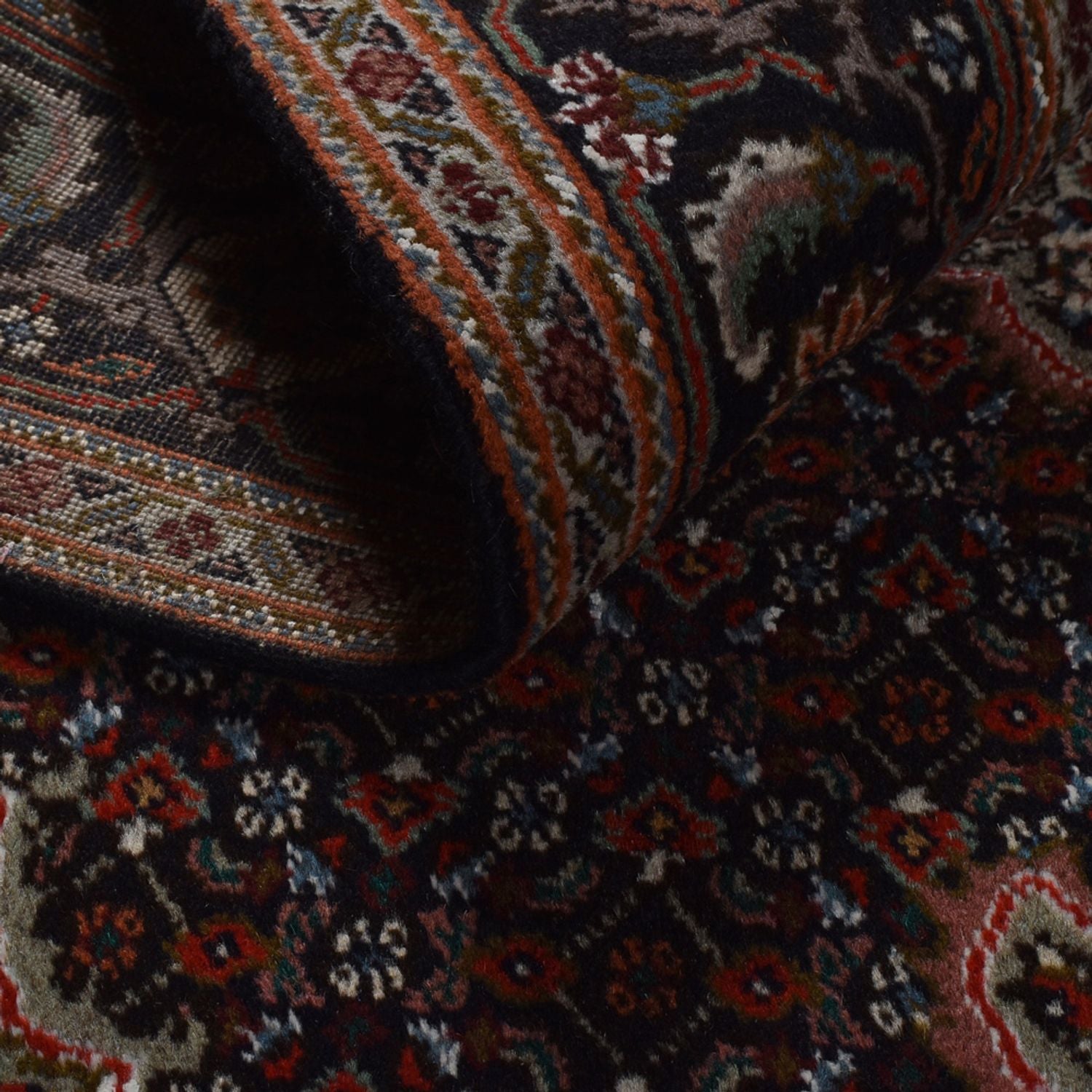 Tappeto Persero - Tabriz - Reale - 202 x 153 cm - marrone scuro