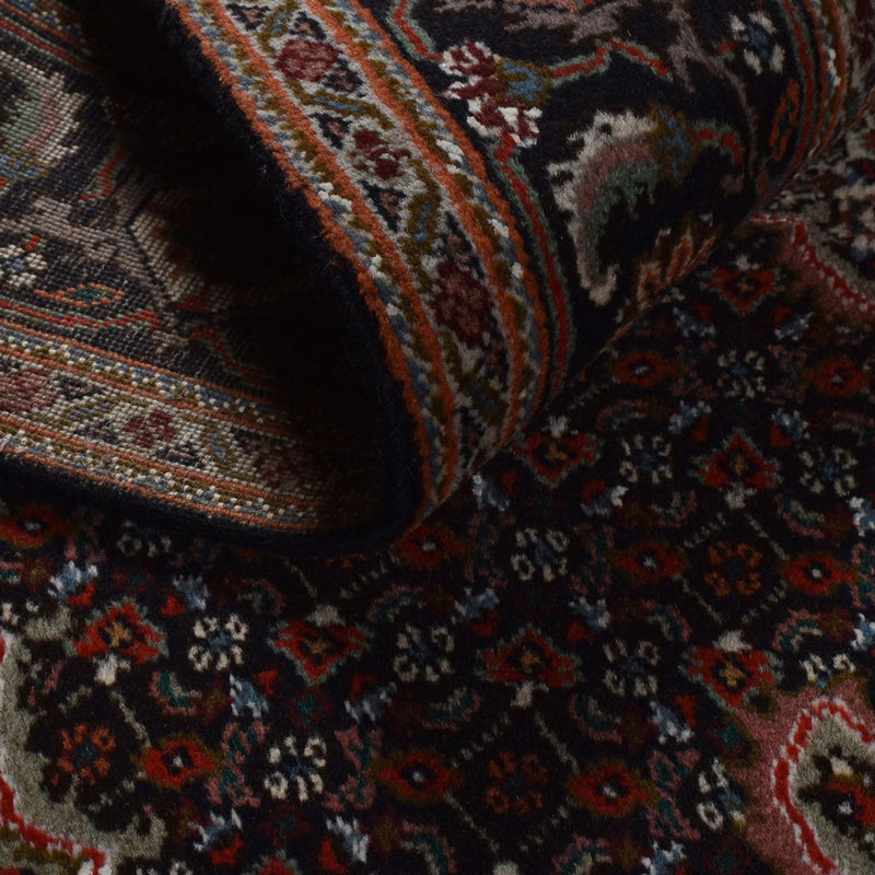 Tappeto Persero - Tabriz - Reale - 202 x 153 cm - marrone scuro