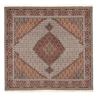 Tappeto Persero - Tabriz - Reale quadrato  - 204 x 202 cm - marrone chiaro