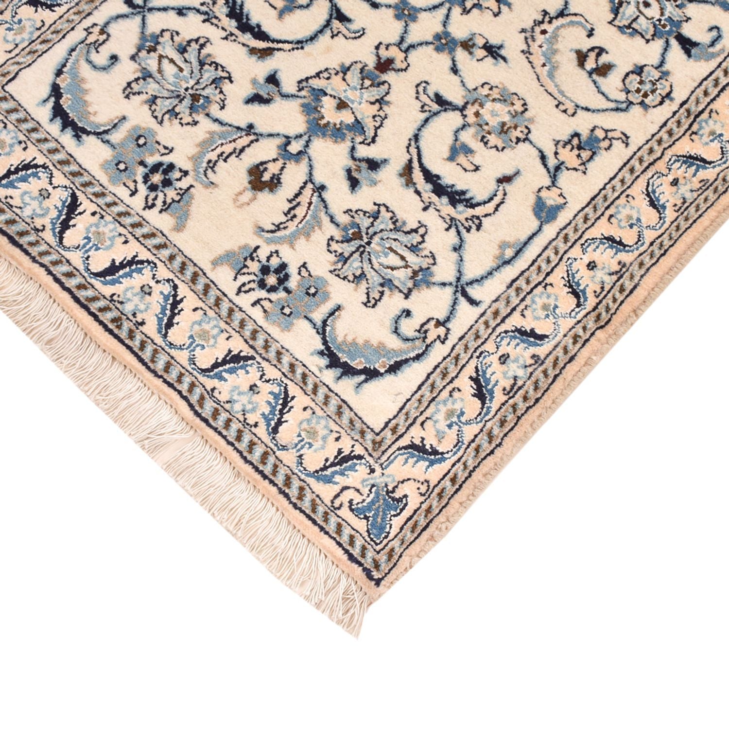 Tappeto corsia Tappeto Persero - Nain - Reale - 187 x 57 cm - crema