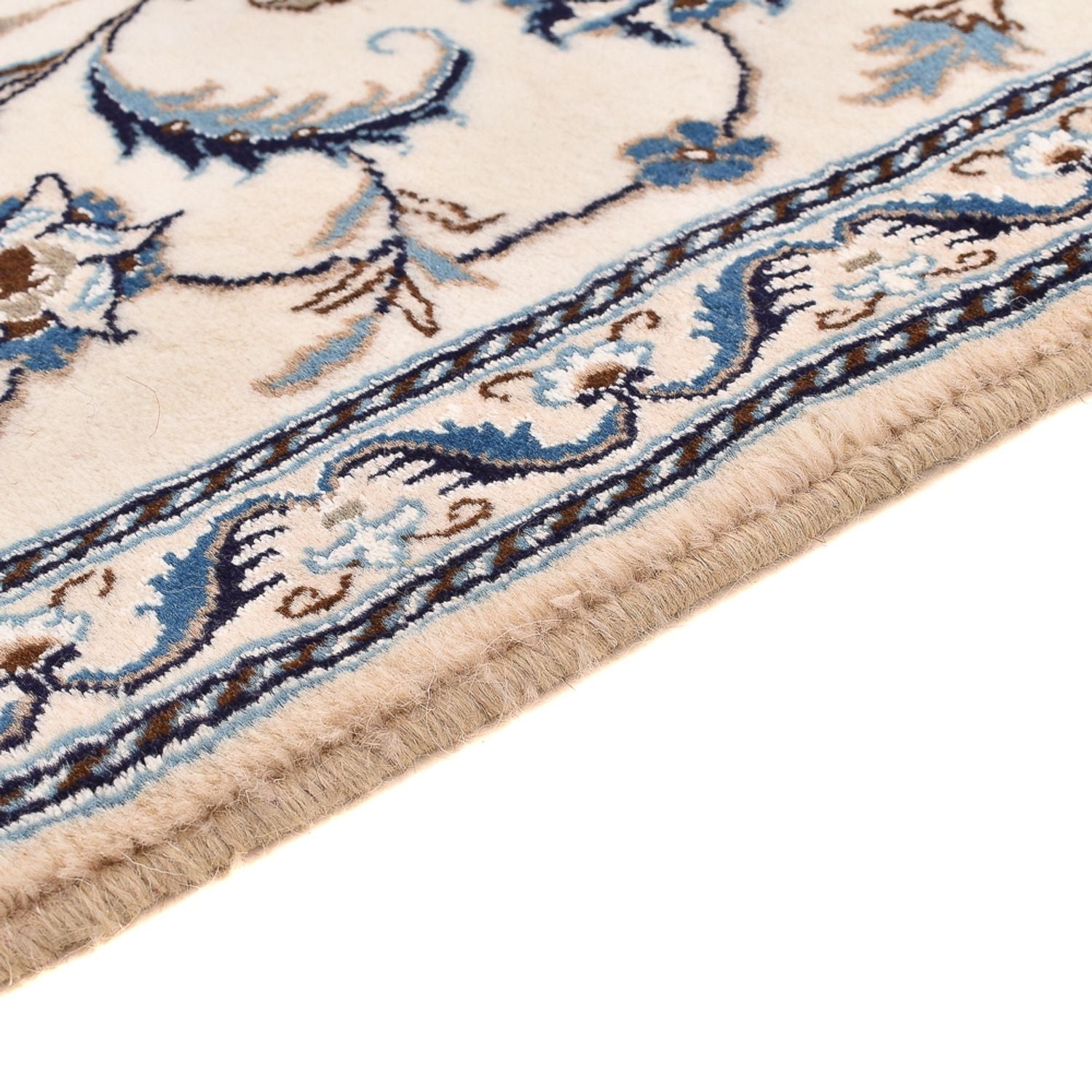Tappeto corsia Tappeto Persero - Nain - Reale - 194 x 61 cm - crema