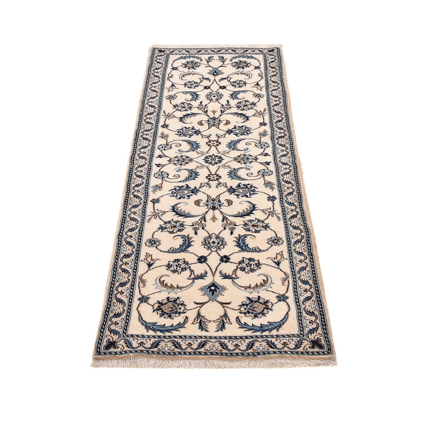 Tappeto corsia Tappeto Persero - Nain - Reale - 194 x 61 cm - crema