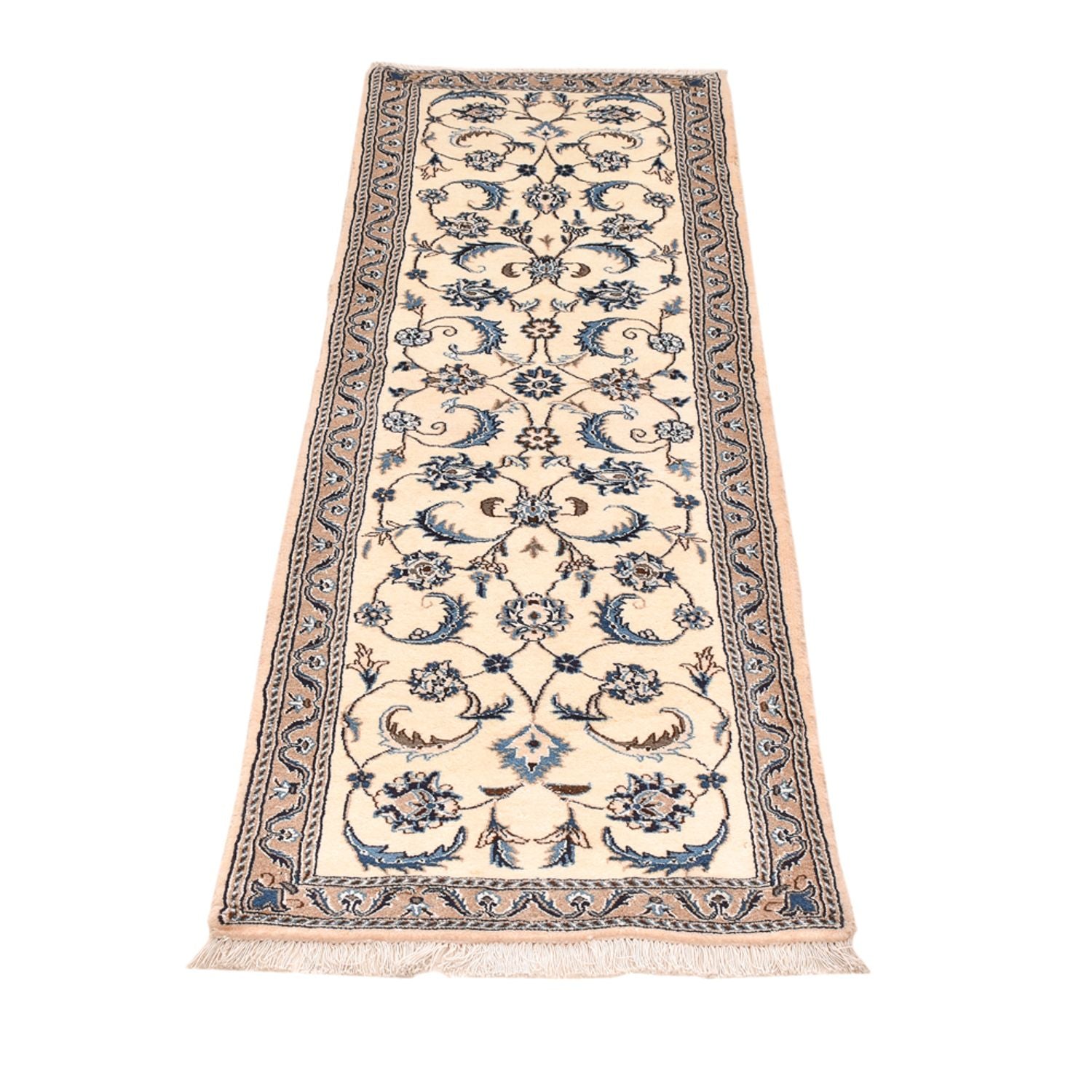 Tappeto corsia Tappeto Persero - Nain - Reale - 197 x 60 cm - crema