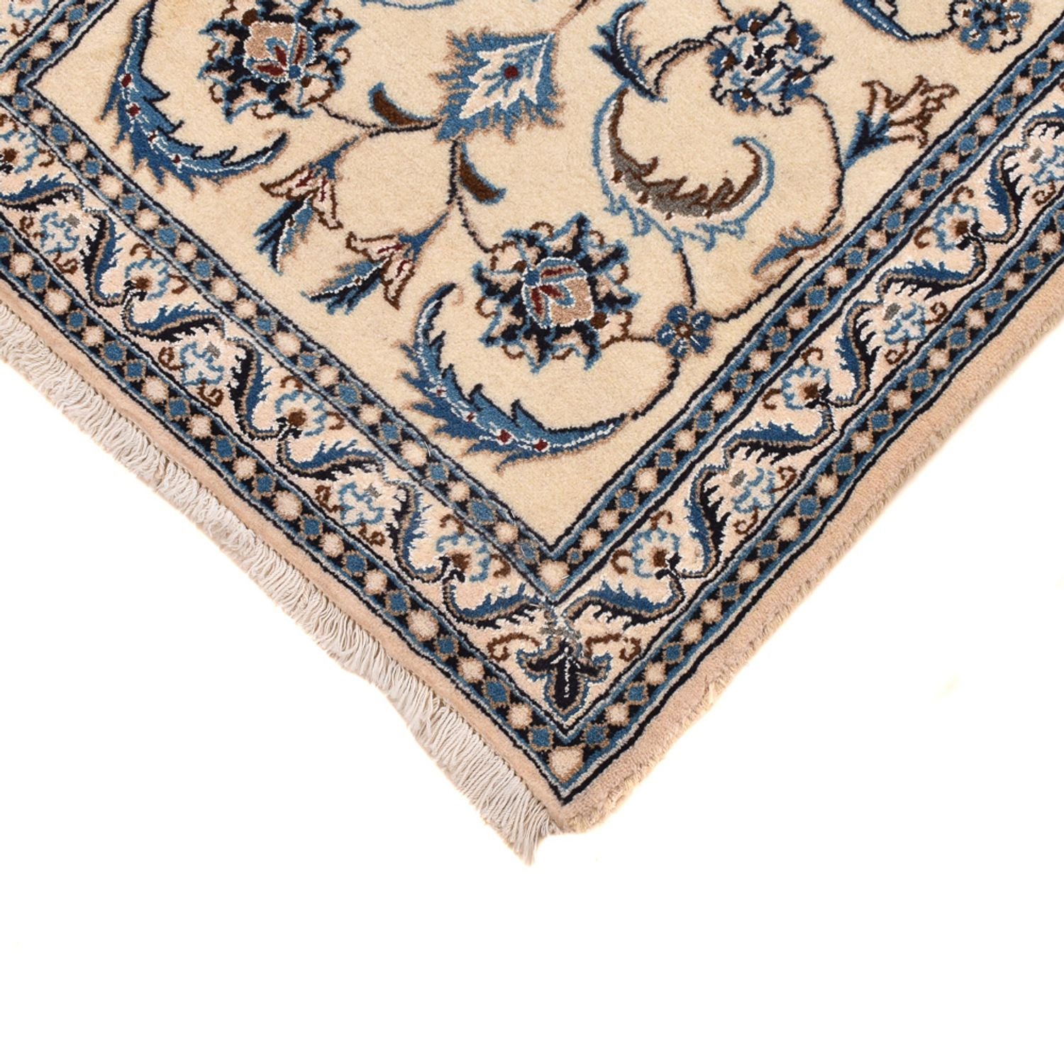 Tappeto corsia Tappeto Persero - Nain - Reale - 195 x 60 cm - crema