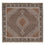 Tappeto Persero - Tabriz - Reale quadrato  - 200 x 200 cm - marrone