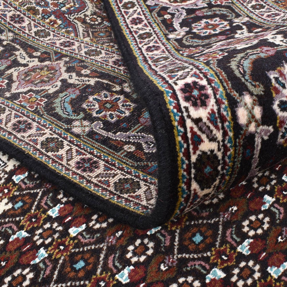 Tappeto Persero - Tabriz - Reale quadrato  - 200 x 200 cm - marrone