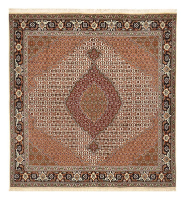 Tappeto Persero - Tabriz - Reale quadrato  - 209 x 198 cm - marrone