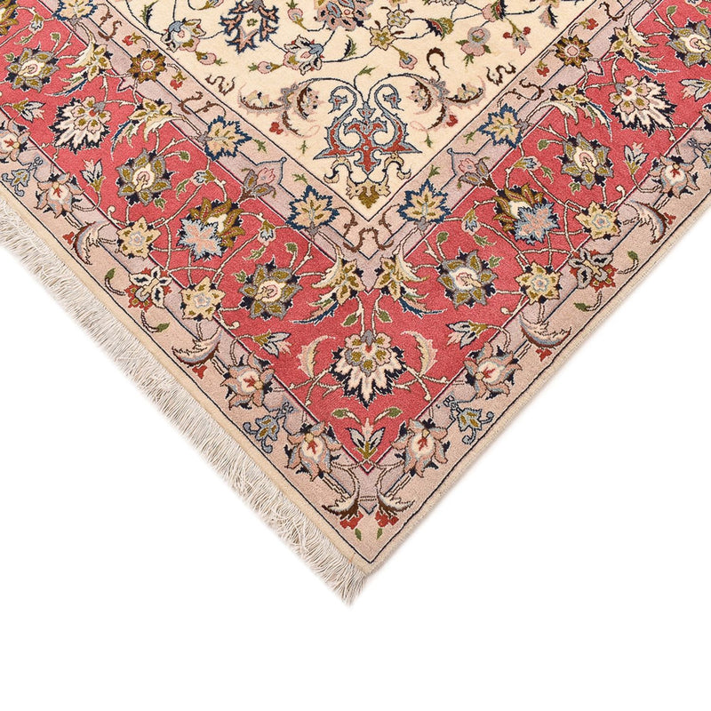 Tappeto Persero - Tabriz - Reale quadrato  - 202 x 201 cm - beige