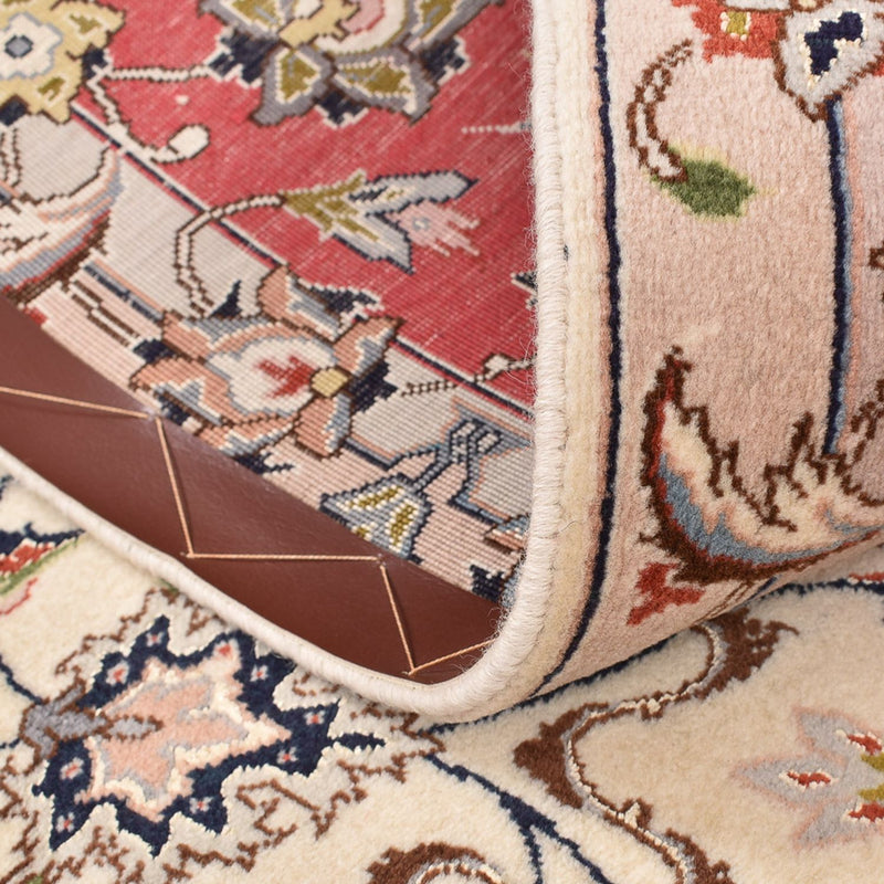 Tappeto Persero - Tabriz - Reale quadrato  - 202 x 201 cm - beige