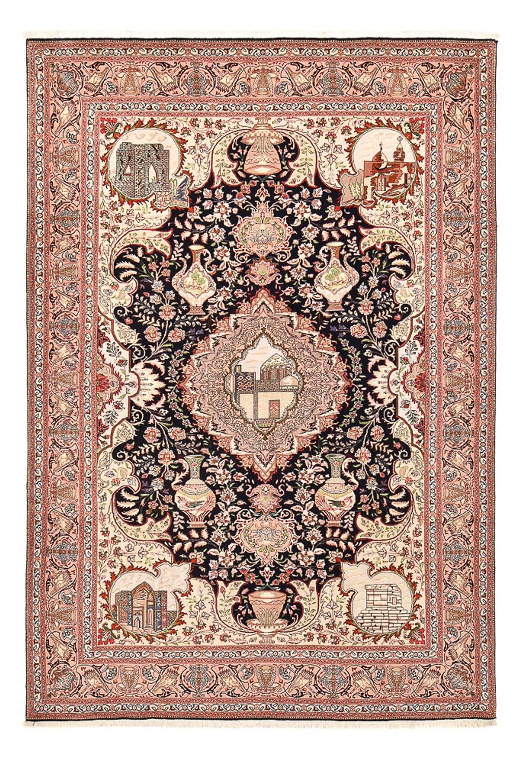 Tappeto Persero - Tabriz - Reale - 302 x 202 cm - multicolore