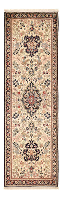 Tappeto corsia Tappeto di seta - Ghom seta - Premio - 222 x 69 cm - crema