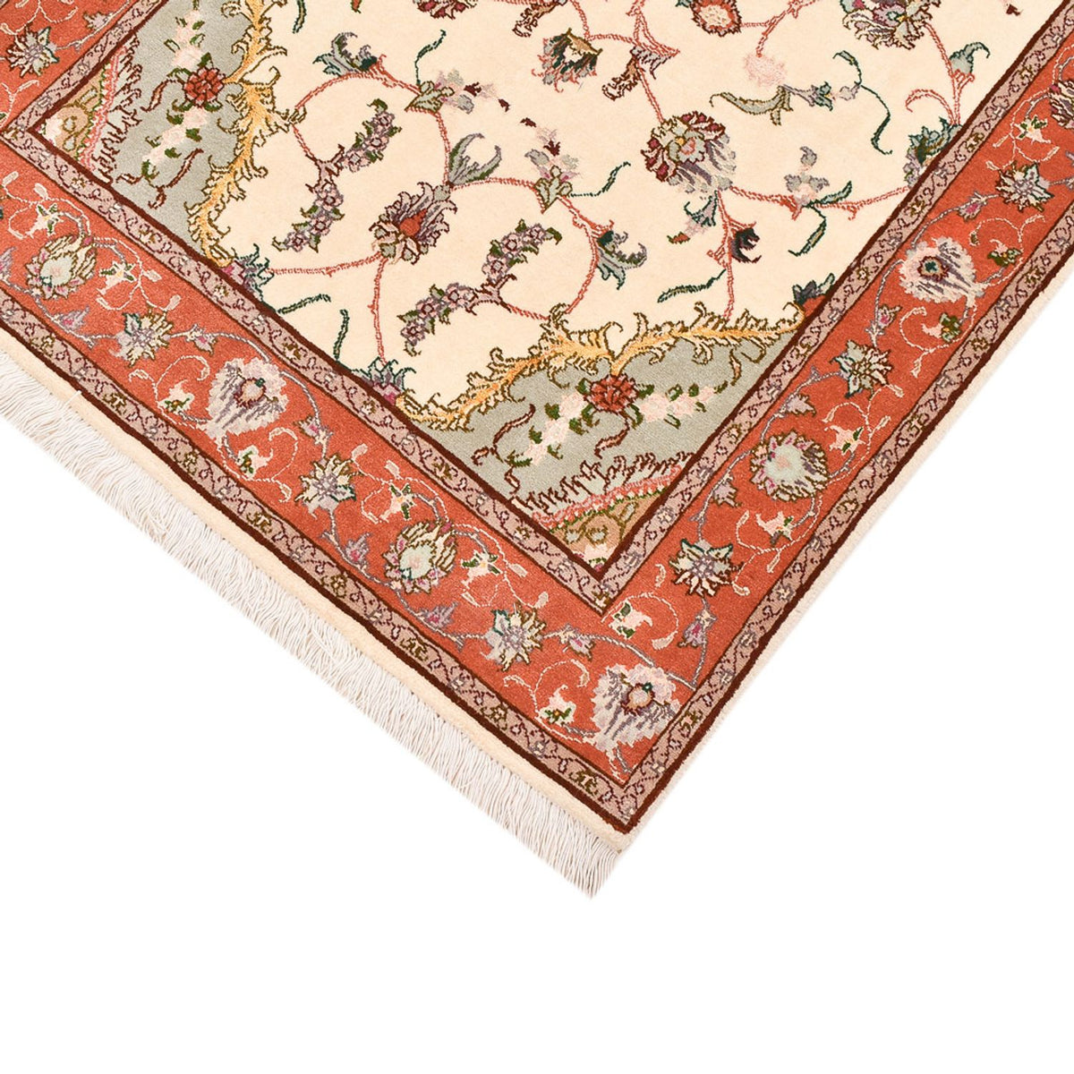 Tappeto corsia Tappeto Persero - Tabriz - Reale - 206 x 80 cm - multicolore