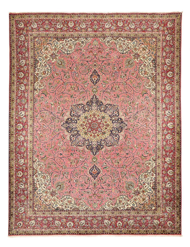 Tappeto Persero - Tabriz - Reale - 394 x 302 cm - salmone