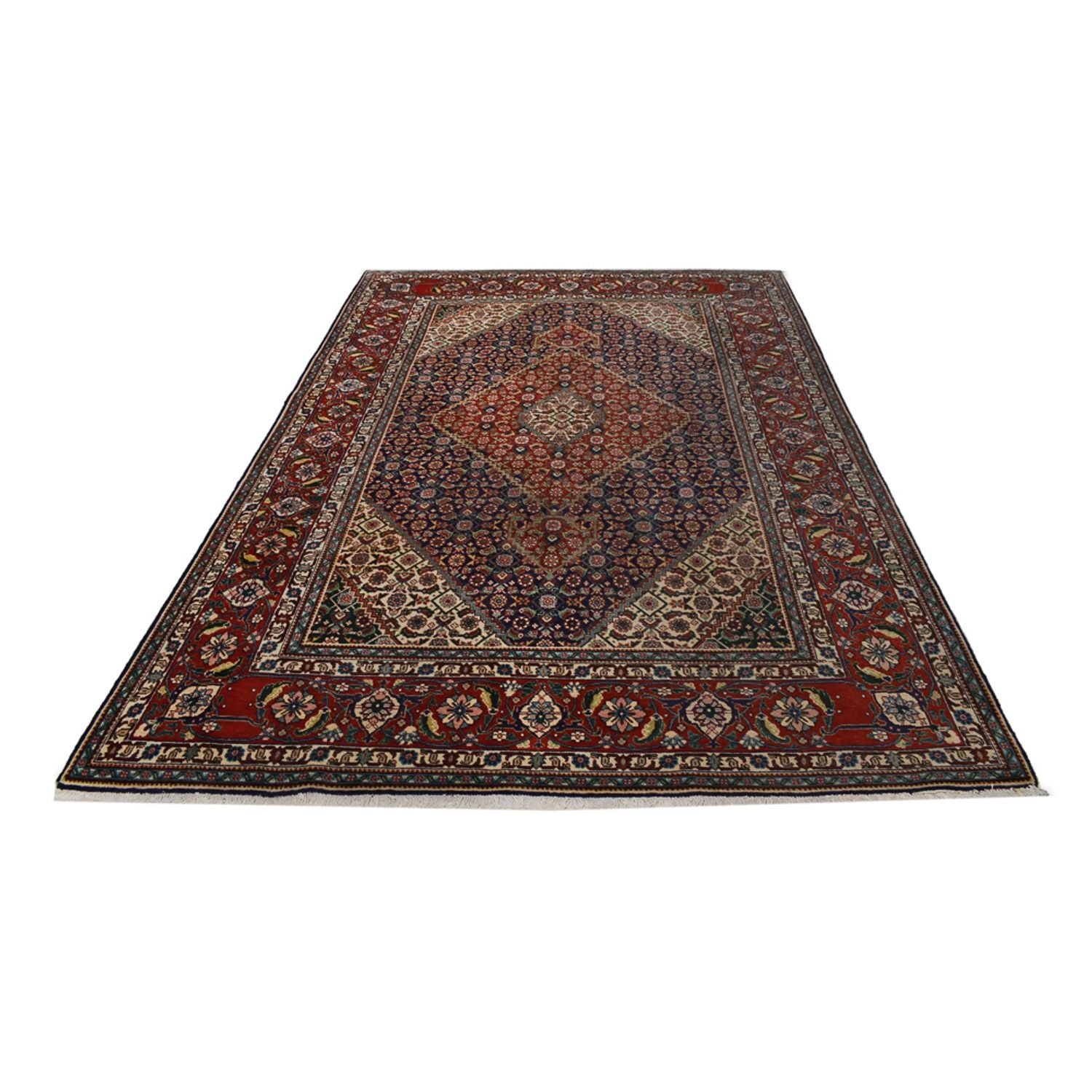 Tappeto Persero - Tabriz - Reale - 300 x 200 cm - marrone scuro