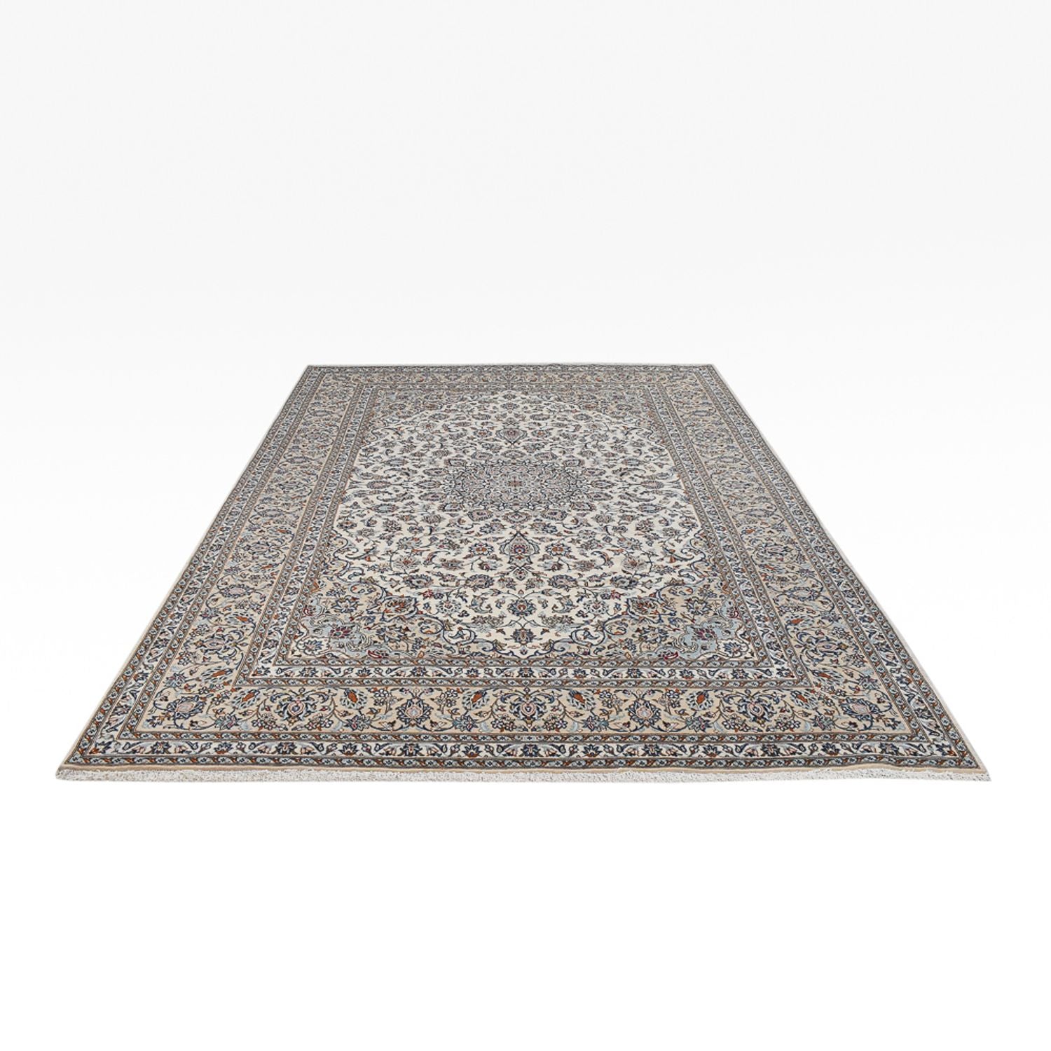 Tappeto Persero - Keshan - Reale - 362 x 246 cm - grigio