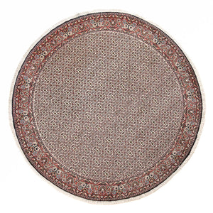 Tappeto Persero - Bidjar rotondo  - 250 x 250 cm - grigio chiaro