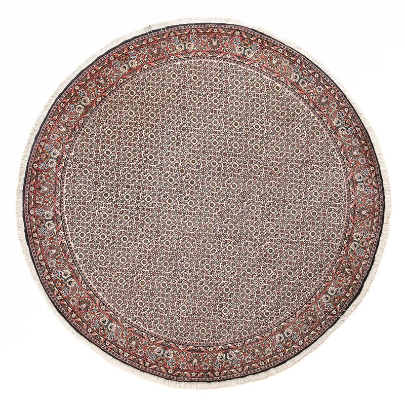 Tappeto Persero - Bidjar rotondo  - 250 x 250 cm - grigio chiaro