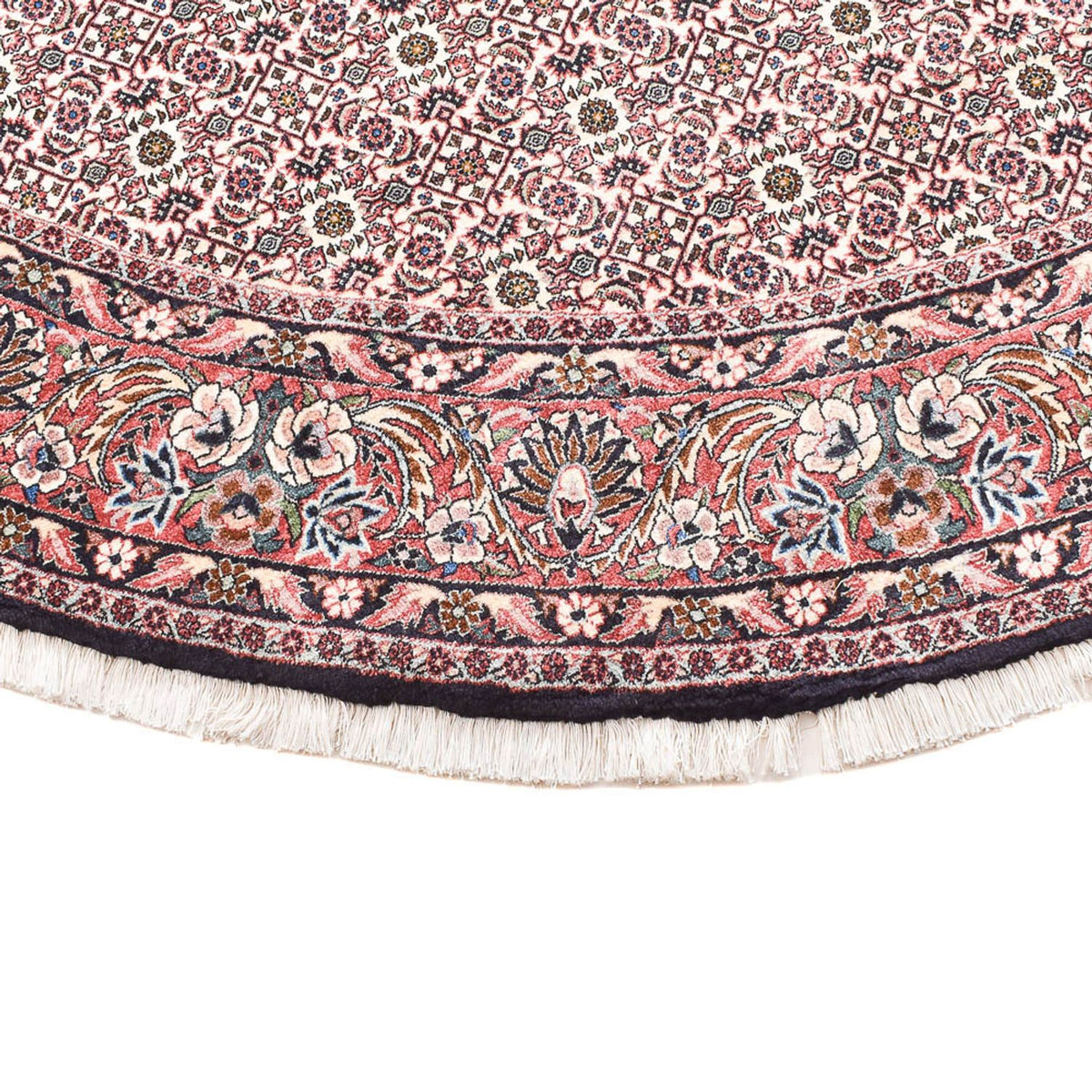 Tappeto Persero - Bidjar rotondo  - 250 x 250 cm - grigio chiaro