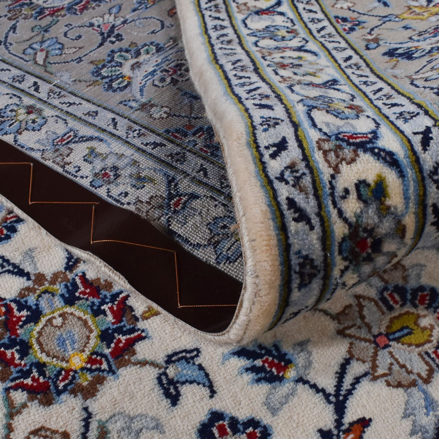 Tappeto Persero - Keshan - Reale - 343 x 250 cm - grigio