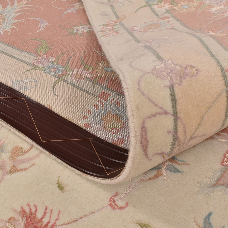Tappeto Persero - Tabriz - Reale quadrato  - 245 x 245 cm - beige chiaro