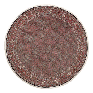 Tappeto Persero - Bidjar rotondo  - 300 x 300 cm - rosso scuro