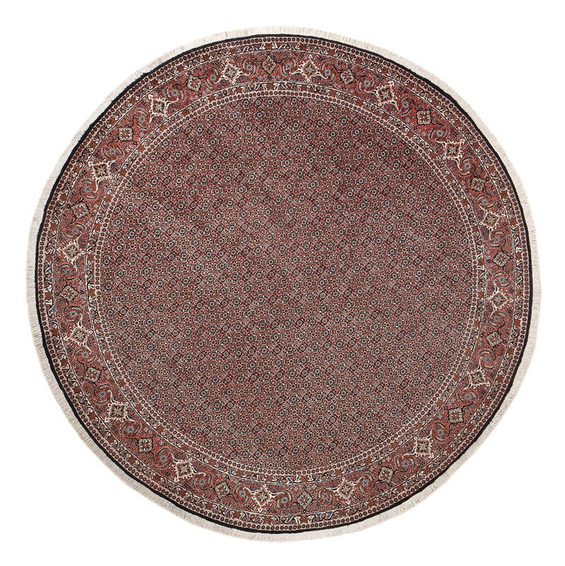 Tappeto Persero - Bidjar rotondo  - 300 x 300 cm - rosso scuro