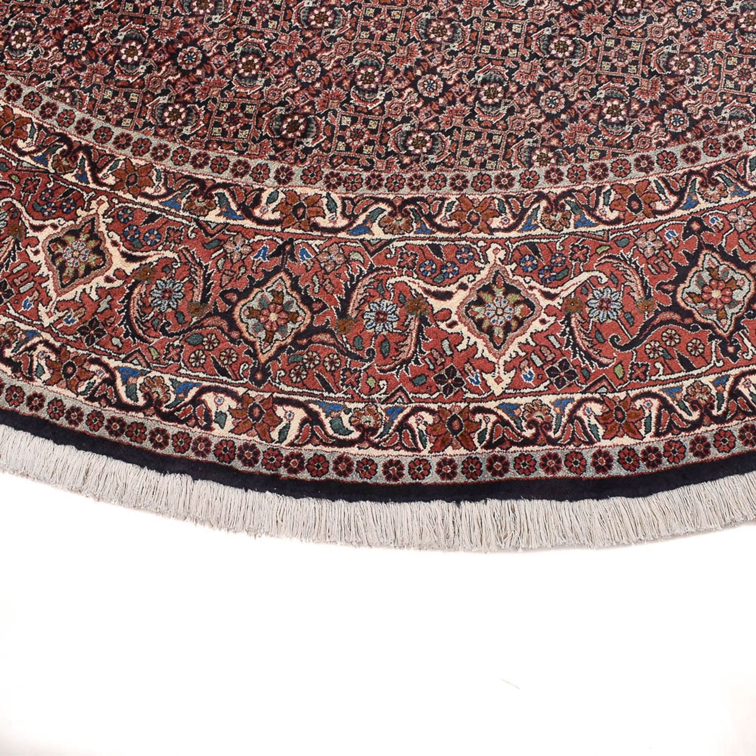 Tappeto Persero - Bidjar rotondo  - 300 x 300 cm - rosso scuro