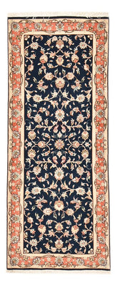 Tappeto corsia Tappeto Persero - Tabriz - Reale - 191 x 78 cm - blu scuro