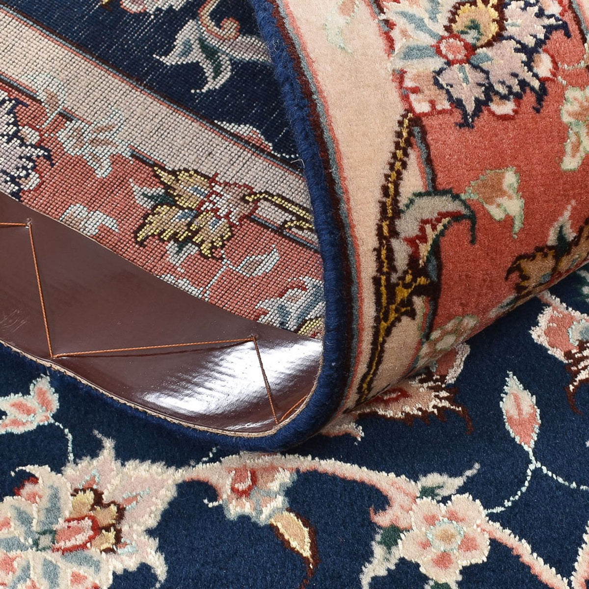 Tappeto corsia Tappeto Persero - Tabriz - Reale - 191 x 78 cm - blu scuro