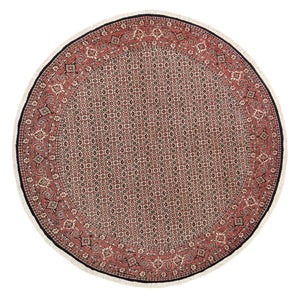 Tappeto Persero - Bidjar rotondo  - 250 x 250 cm - ruggine