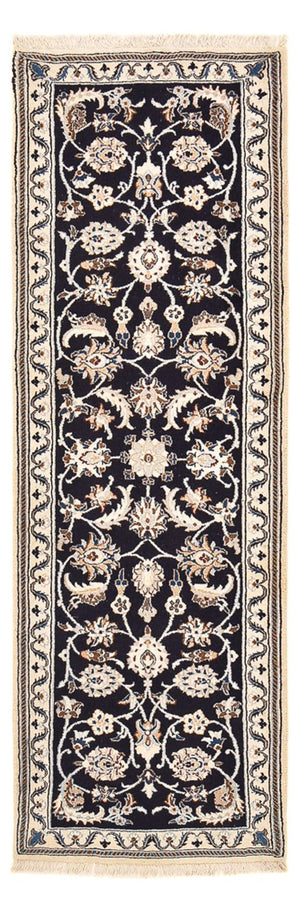 Tappeto corsia Tappeto Persero - Nain - Reale - 186 x 65 cm - blu scuro