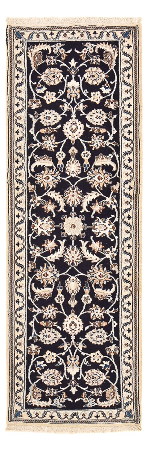 Tappeto corsia Tappeto Persero - Nain - Reale - 186 x 65 cm - blu scuro