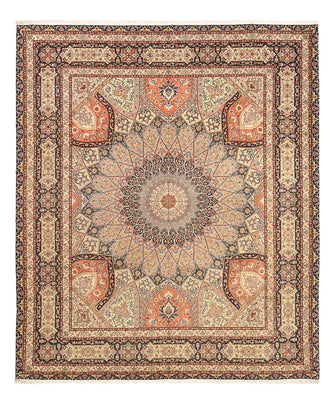 Tappeto Persero - Tabriz - Reale - 300 x 251 cm - beige chiaro