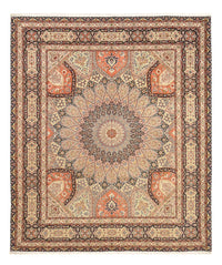 Tappeto Persero - Tabriz - Reale - 300 x 251 cm - beige chiaro