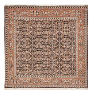 Tappeto Persero - Tabriz - Reale quadrato  - 203 x 202 cm - ruggine