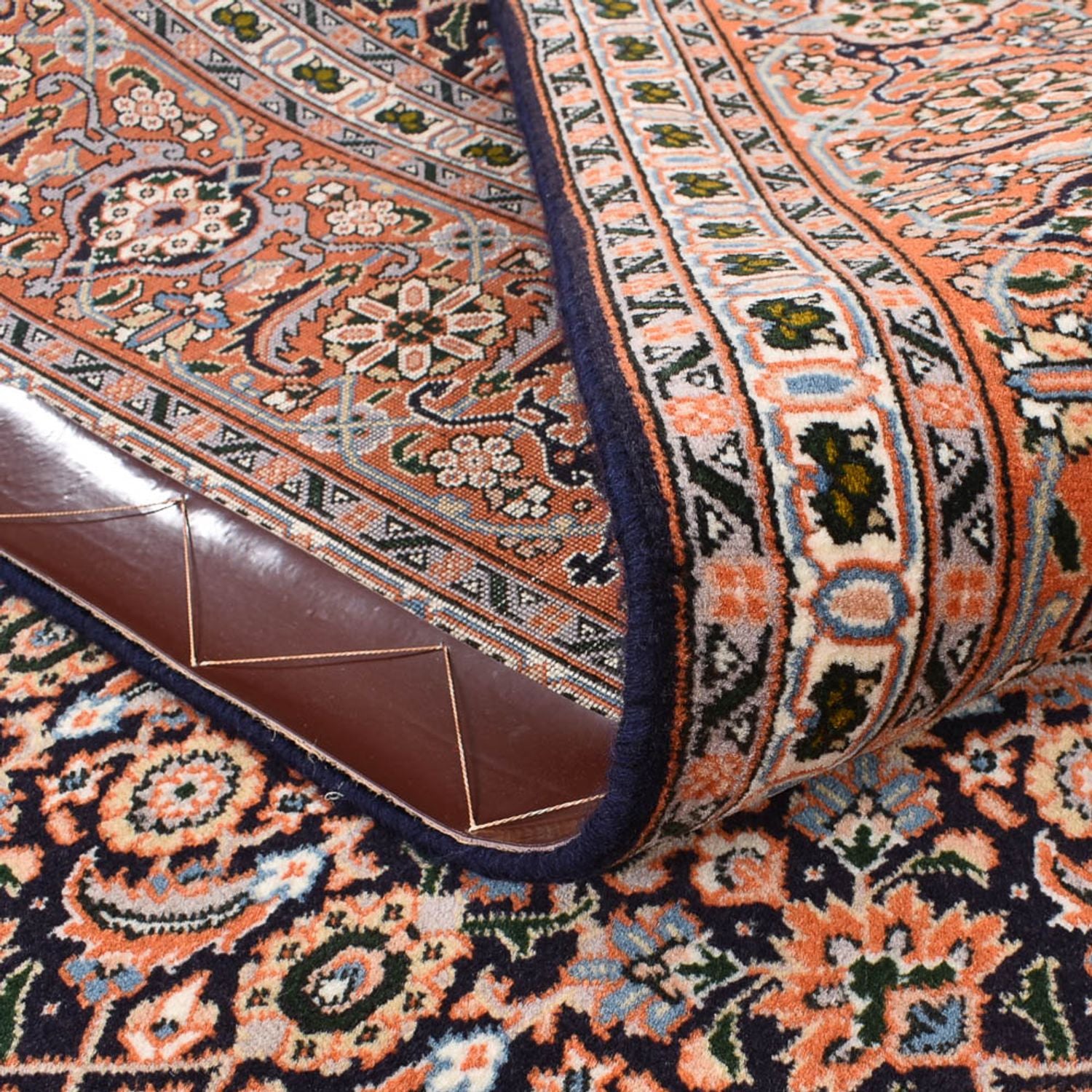 Tappeto Persero - Tabriz - Reale quadrato  - 203 x 202 cm - ruggine