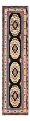 Tappeto corsia Tappeto Persero - Tabriz - Premio - 305 x 75 cm - blu scuro