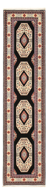 Tappeto corsia Tappeto Persero - Tabriz - Premio - 305 x 75 cm - blu scuro