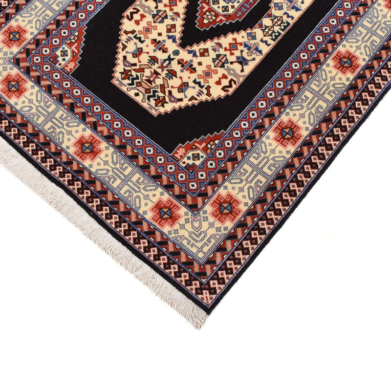 Tappeto corsia Tappeto Persero - Tabriz - Premio - 305 x 75 cm - blu scuro