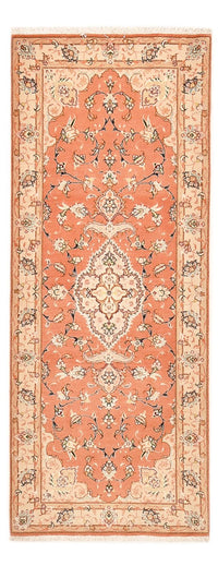 Tappeto corsia Tappeto Persero - Tabriz - Reale - 203 x 80 cm - rosso chiaro