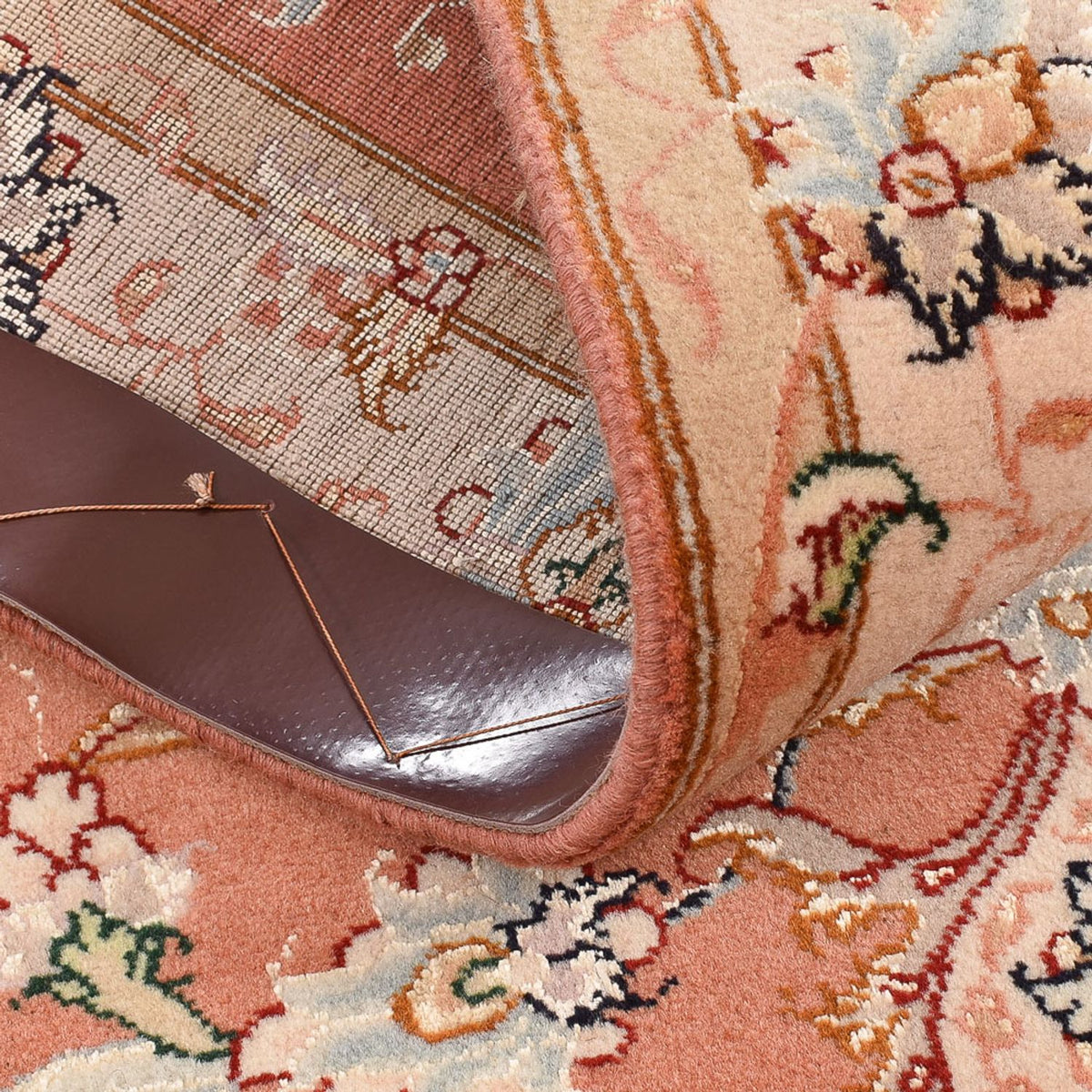 Tappeto corsia Tappeto Persero - Tabriz - Reale - 203 x 80 cm - rosso chiaro