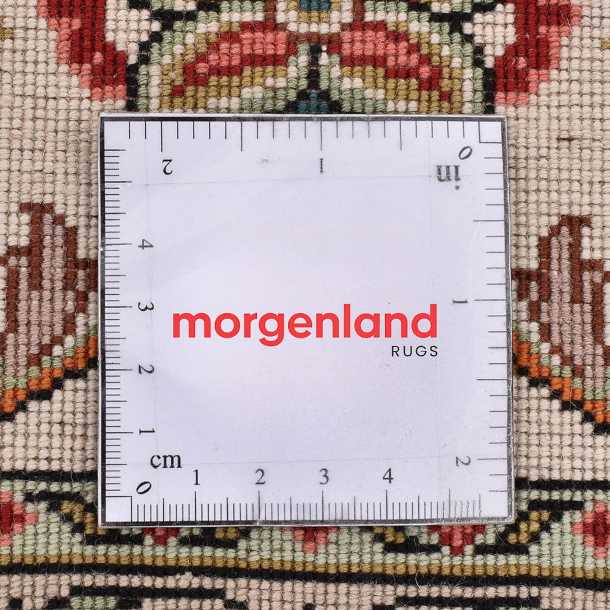 Tappeto corsia Tappeto Persero - Tabriz - Reale - 202 x 71 cm - crema