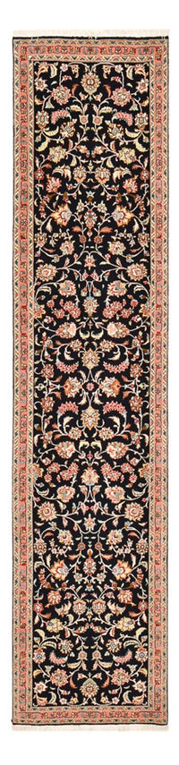Tappeto corsia Tappeto Persero - Tabriz - Premio - 290 x 69 cm - blu scuro