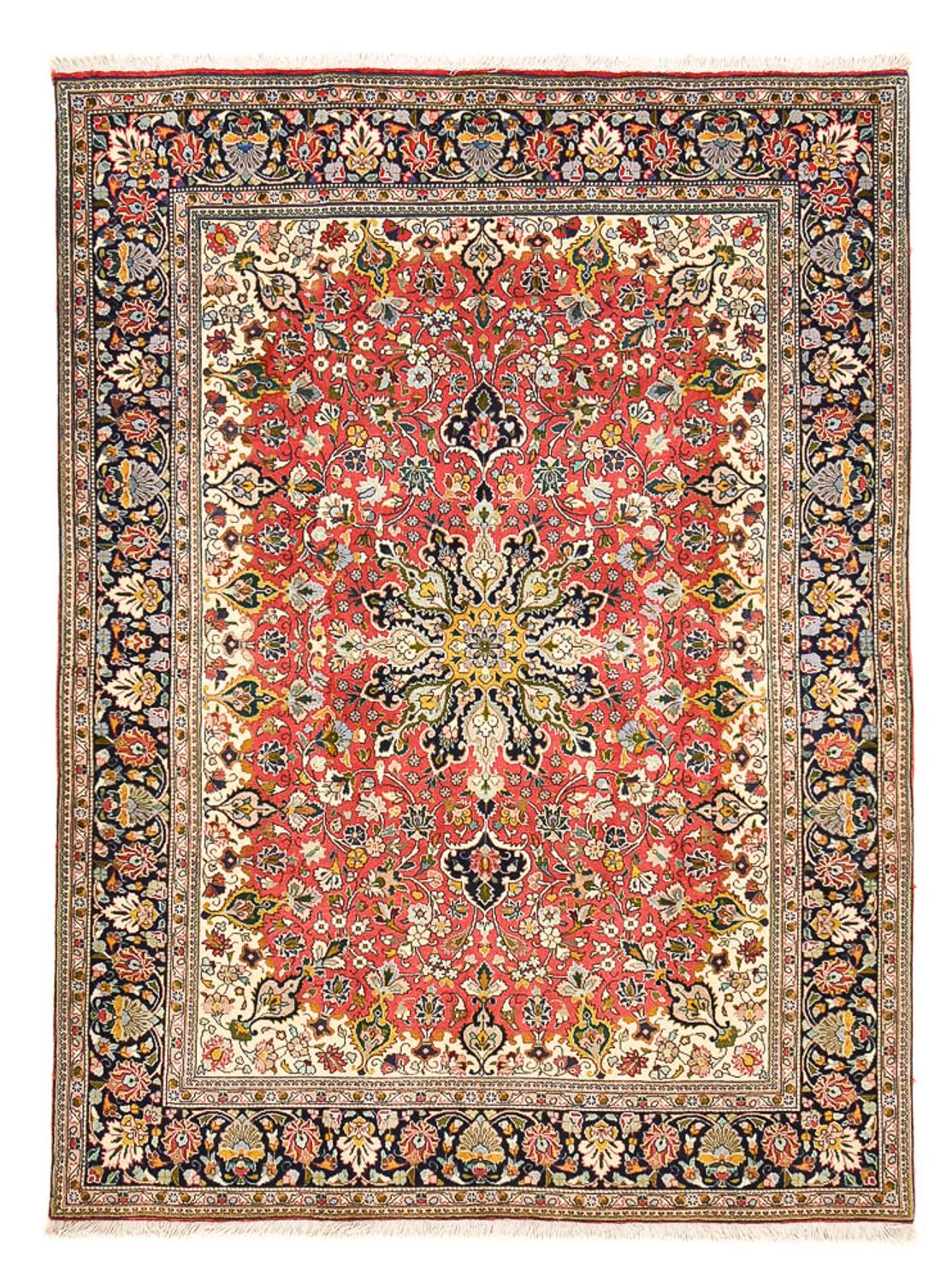 Tappeto Persero - Tabriz - Reale - 198 x 147 cm - rosso