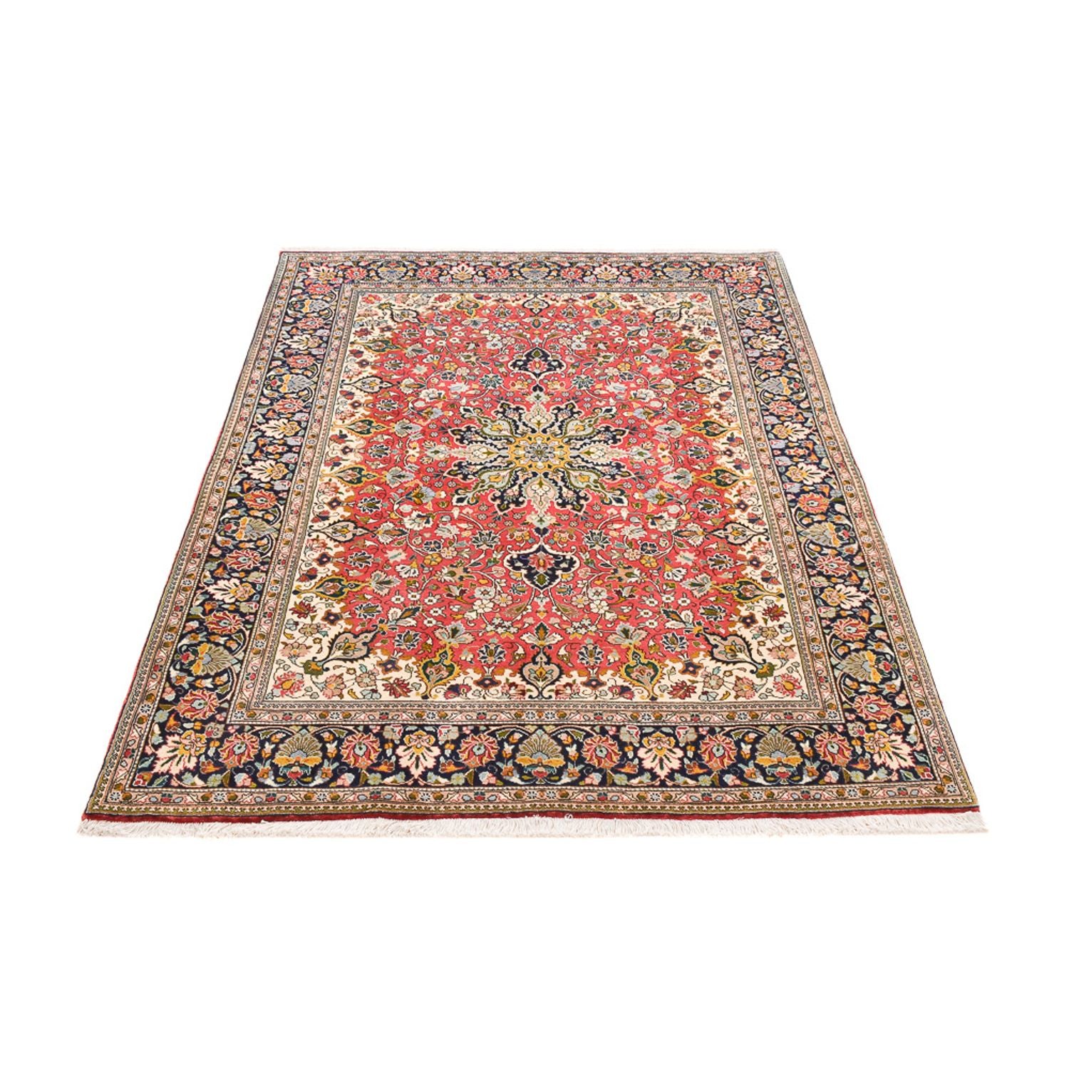 Tappeto Persero - Tabriz - Reale - 198 x 147 cm - rosso