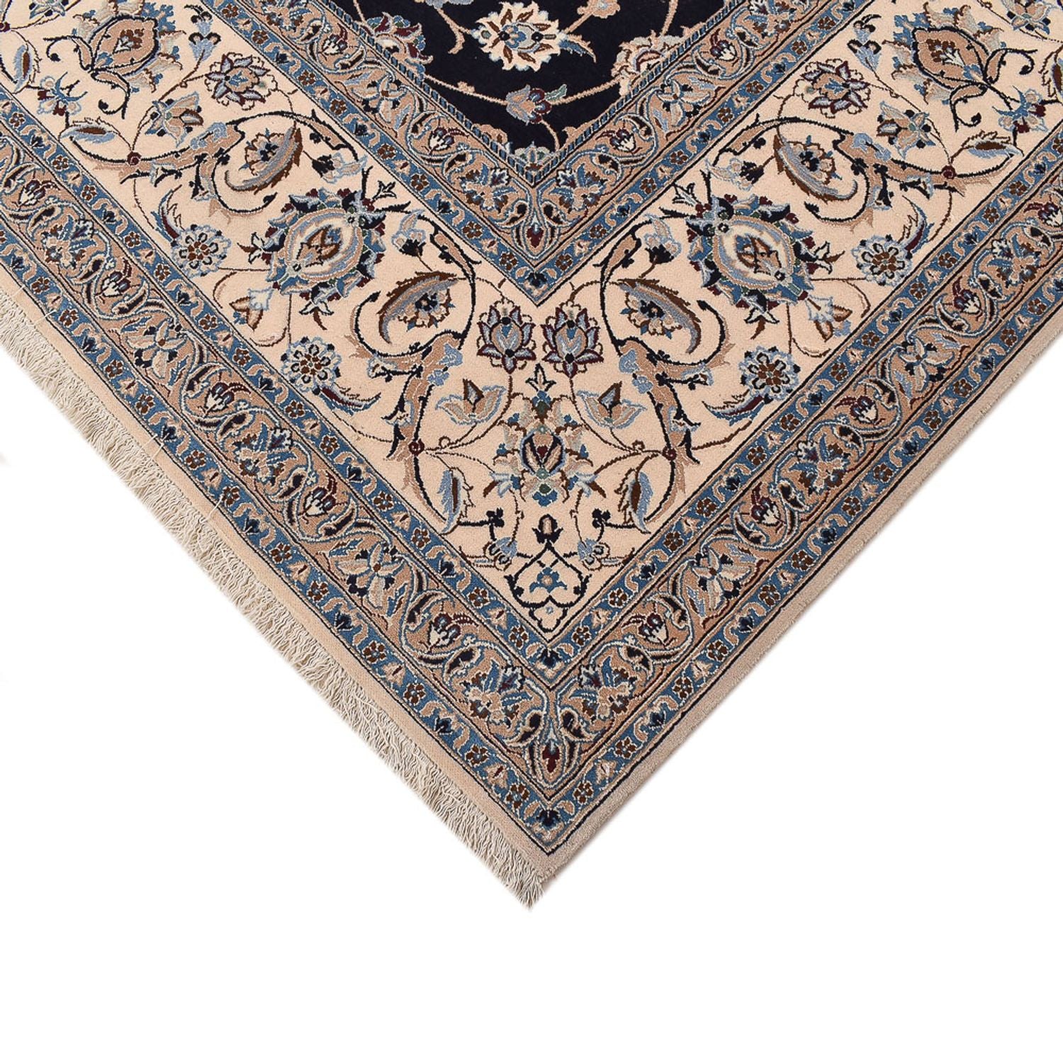 Tappeto Persero - Nain - Premio - 342 x 258 cm - blu scuro