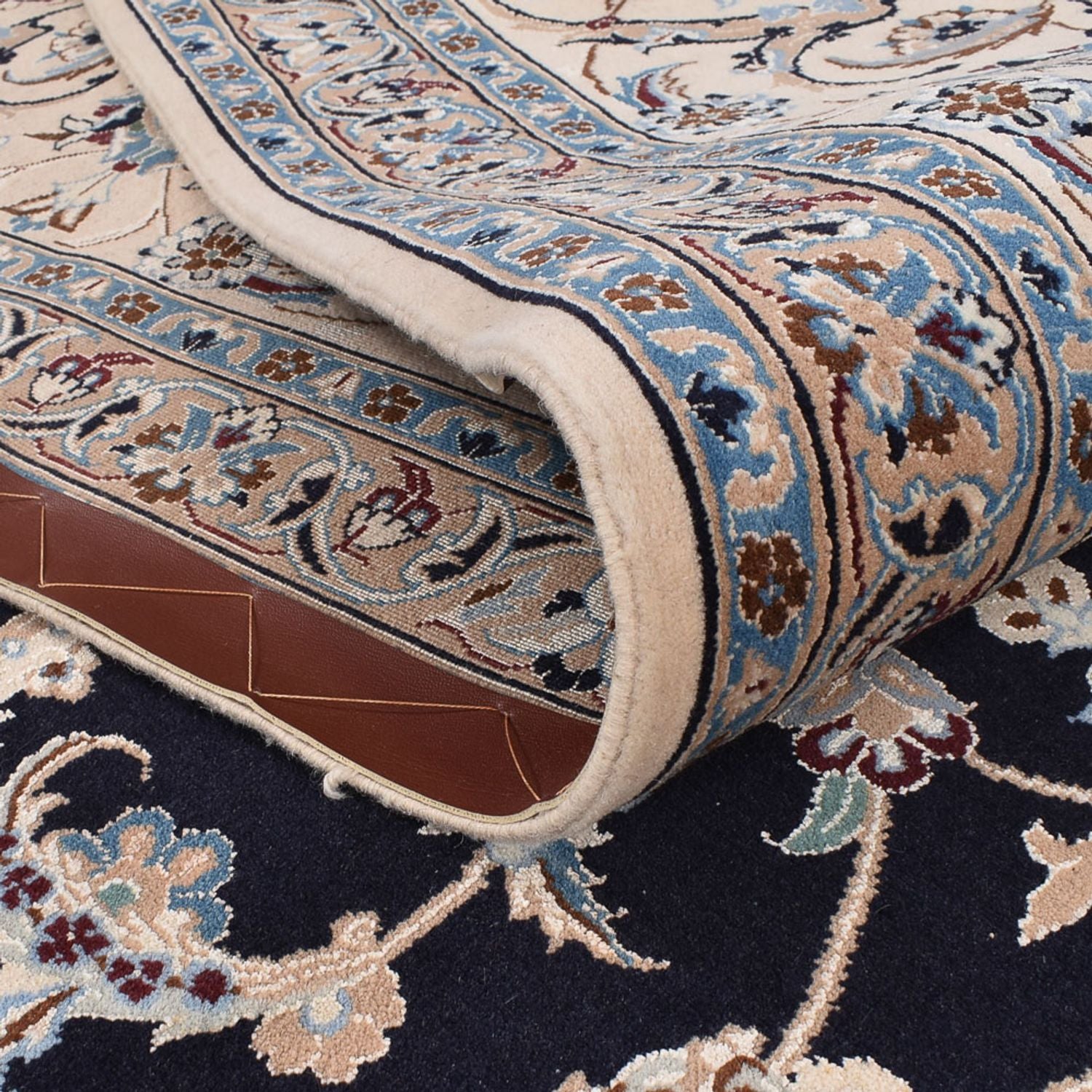 Tappeto Persero - Nain - Premio - 342 x 258 cm - blu scuro